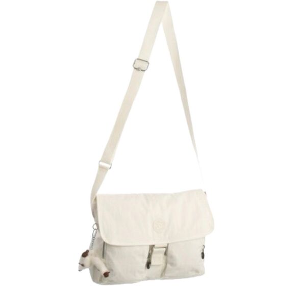 NWT Kipling Women's New Rita Cream Medium Adjustable Messenger Crossbody Bag - Picture 1 of 8